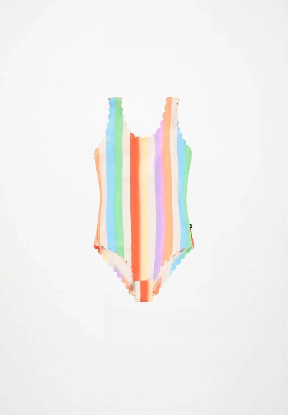 NEW MOLO girl's noelle swimsuit in rainbow paint